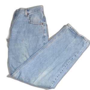 Vintage Levi’s 550 Relaxed Tapered Light Blue Jeans Woman’s Size 14 S